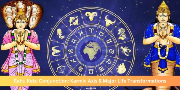 Rahu Ketu Conjunction: Karmic Axis & Major Life Transformations